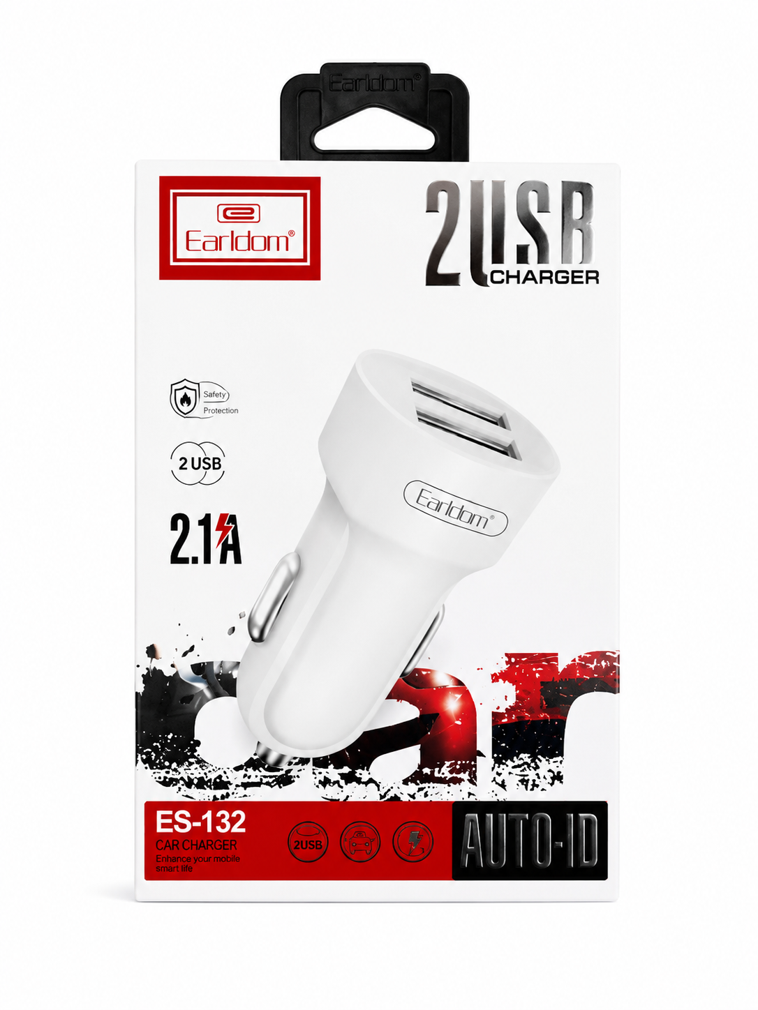 فندکی دو پورت USB فست شارژ  Earldom