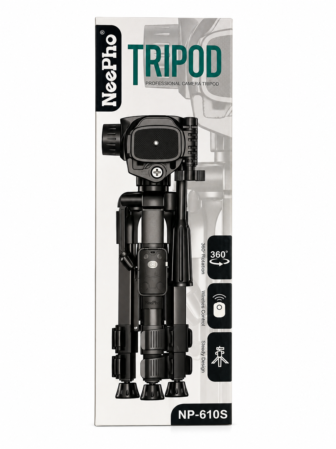 سه پایه موبایل و دوربین NeePho مدل NP-610S ارتفاع 65 سانتی‌متر